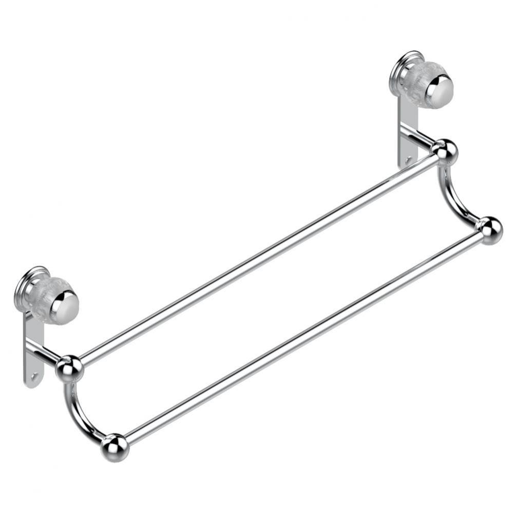 Double towel bar, 24'' long