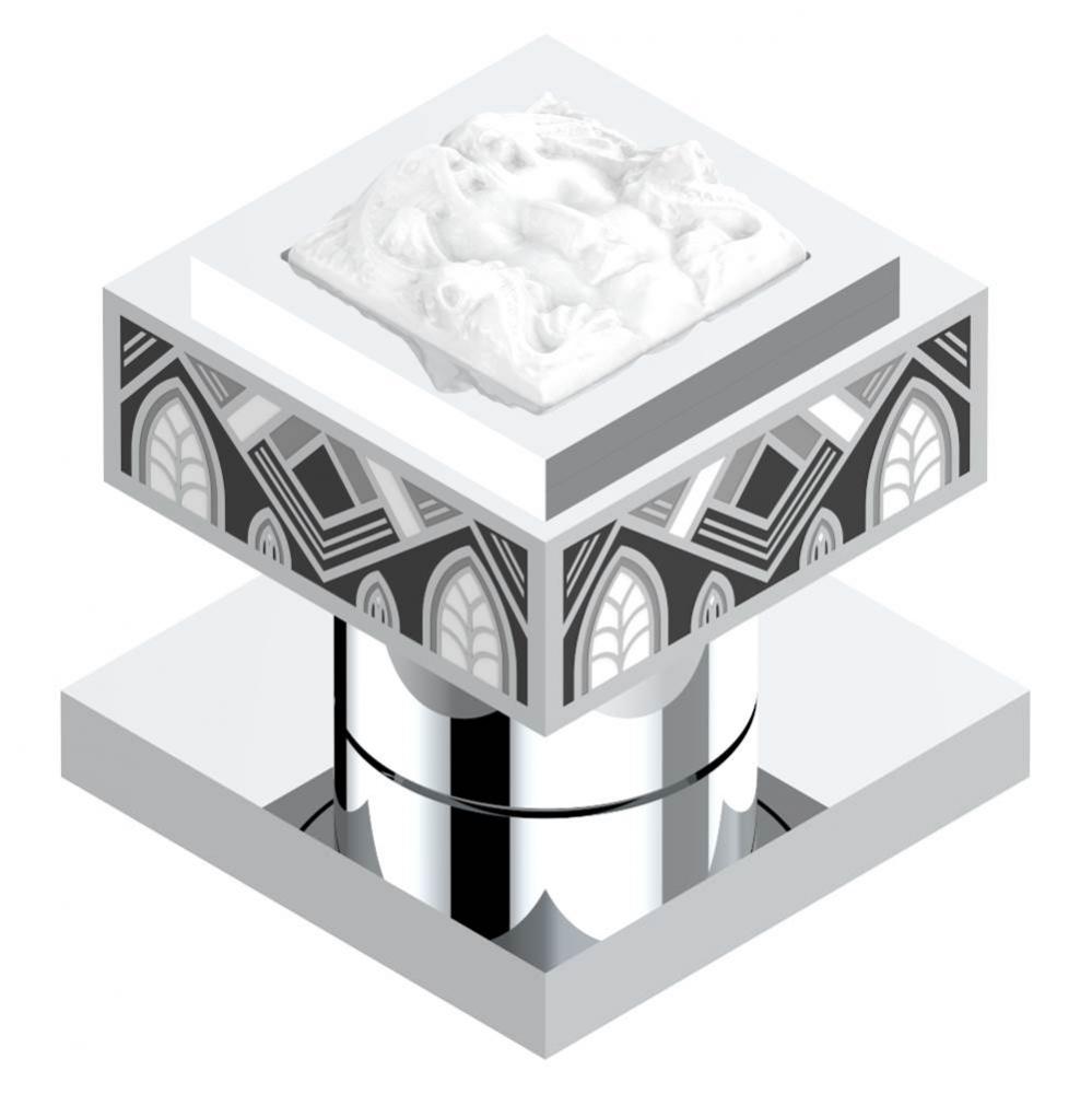 2-function deck diverter with trim