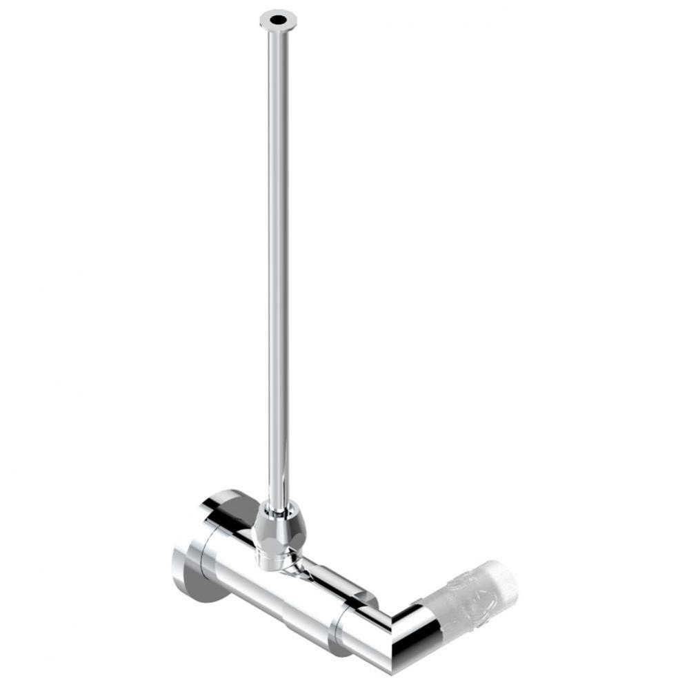 Angle supply valve with 3/8'' adaptor set for toilet