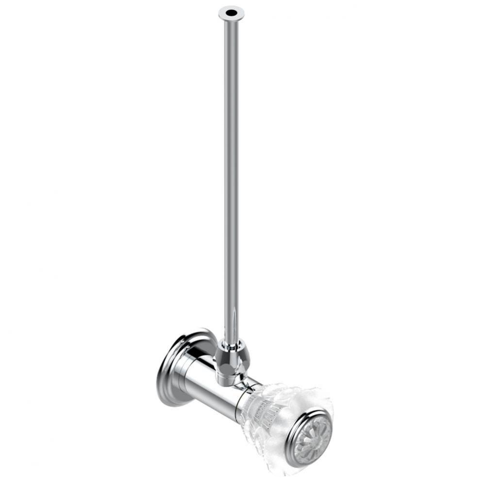 Angle supply valve with 3/8'' adaptor set for toilet