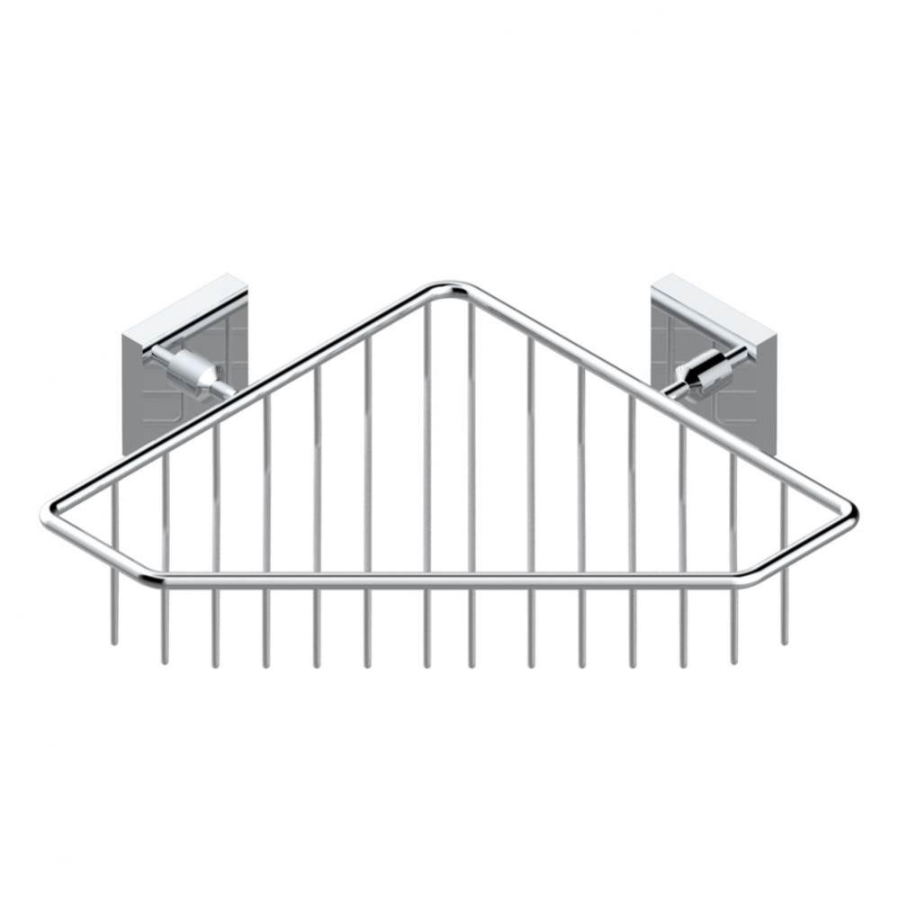 Large corner soap basket, wall mounted