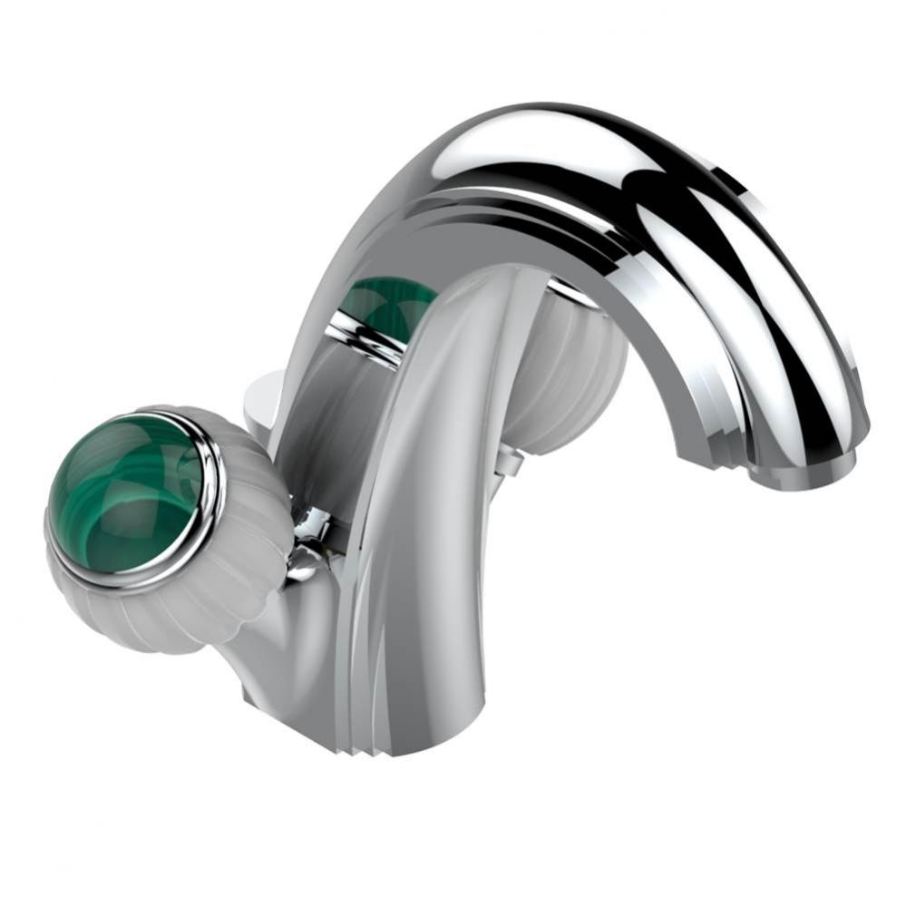 Single hole lavatory set with drain