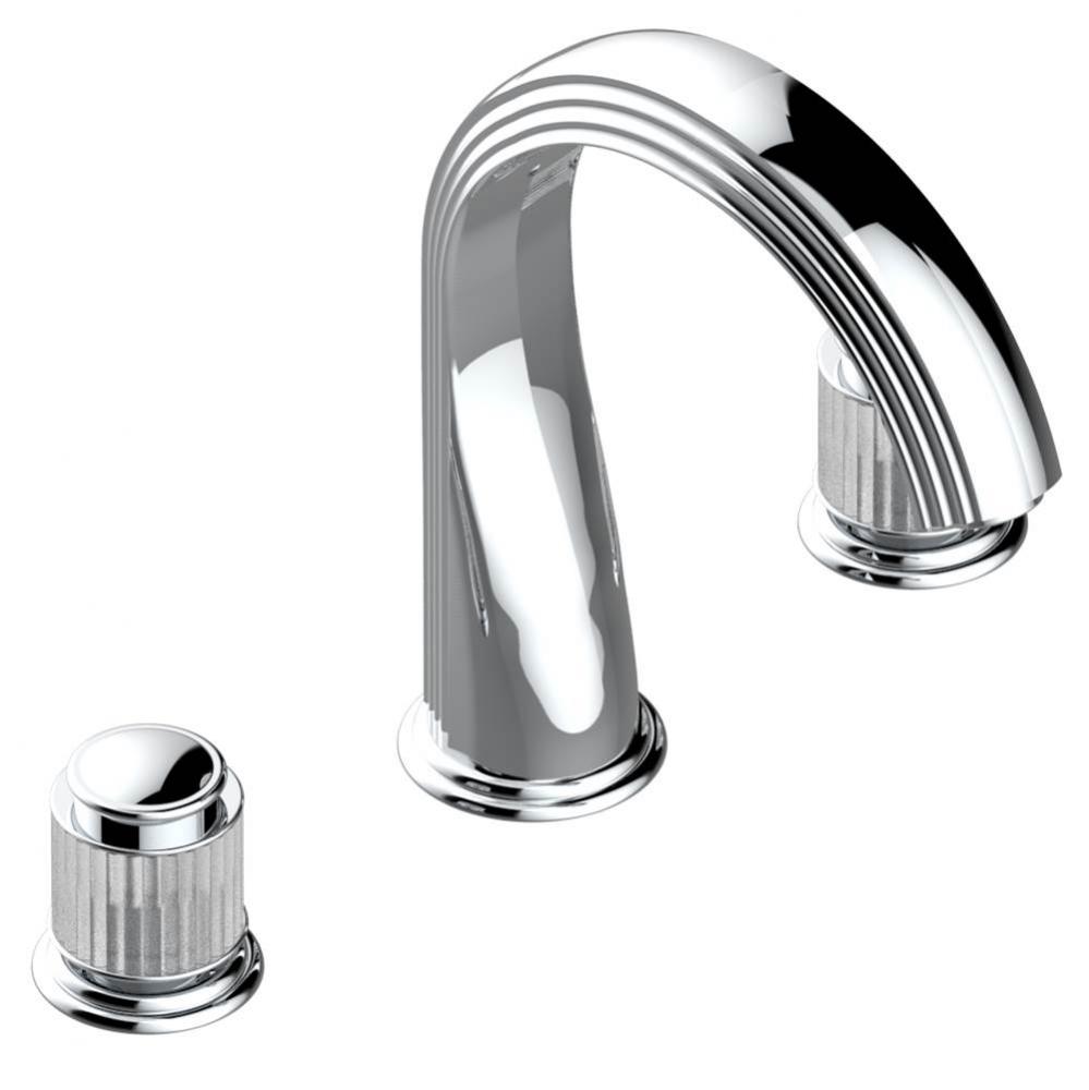 Roman tub set with 3/4'' valves