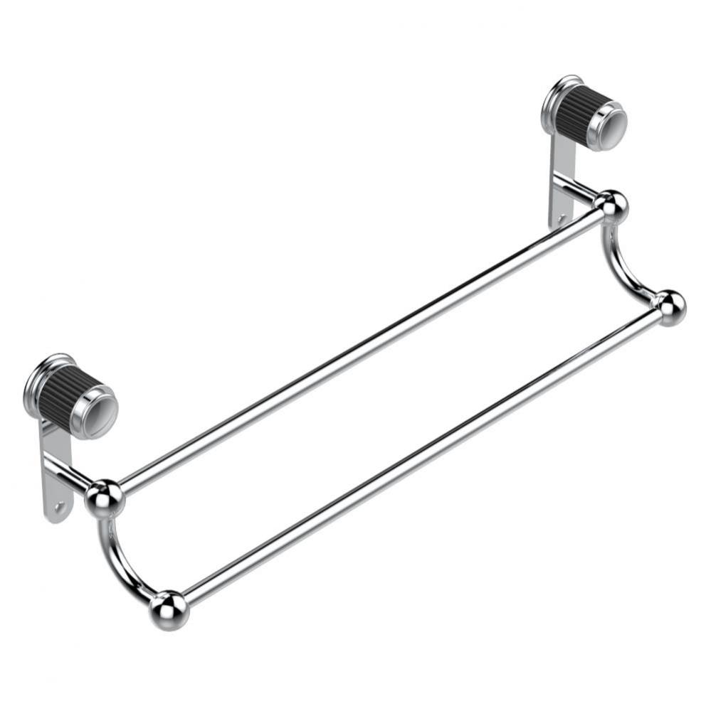 Double towel bar, 24'' long