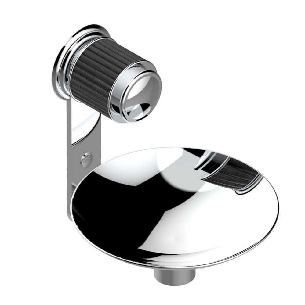 Soap dish, wall mounted, 6'' diameter