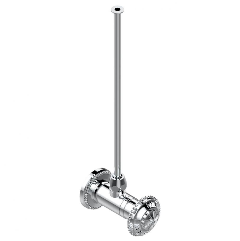 Angle supply valve with 3/8'' adaptor set for toilet