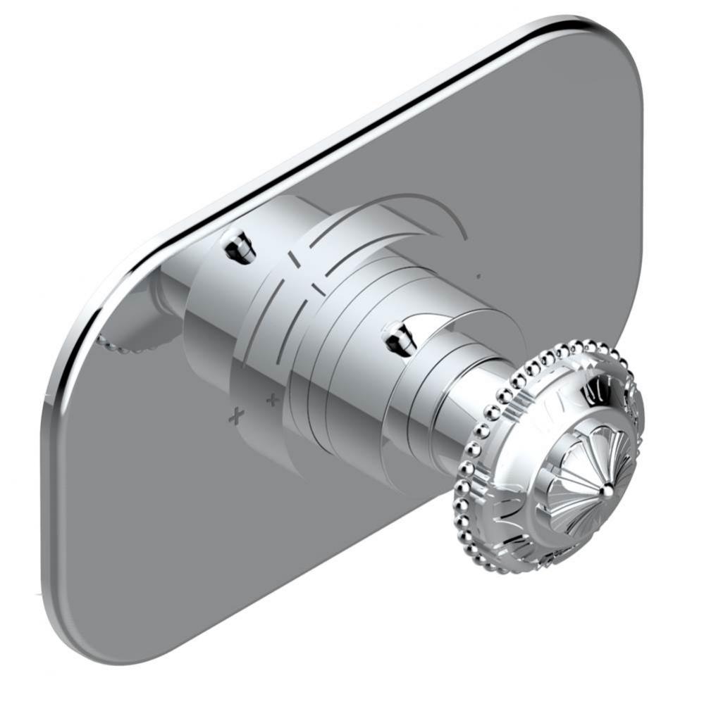 Trim for THG thermostatic valve, rough part supplied with fixing box ref.5 200AE/US