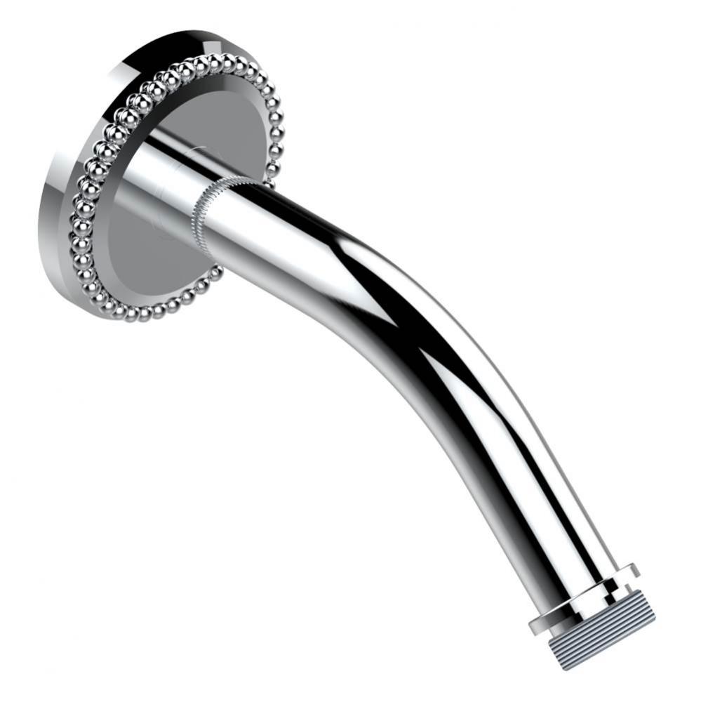 Horizontal shower arm, 45°, lg: 4'' 3/4