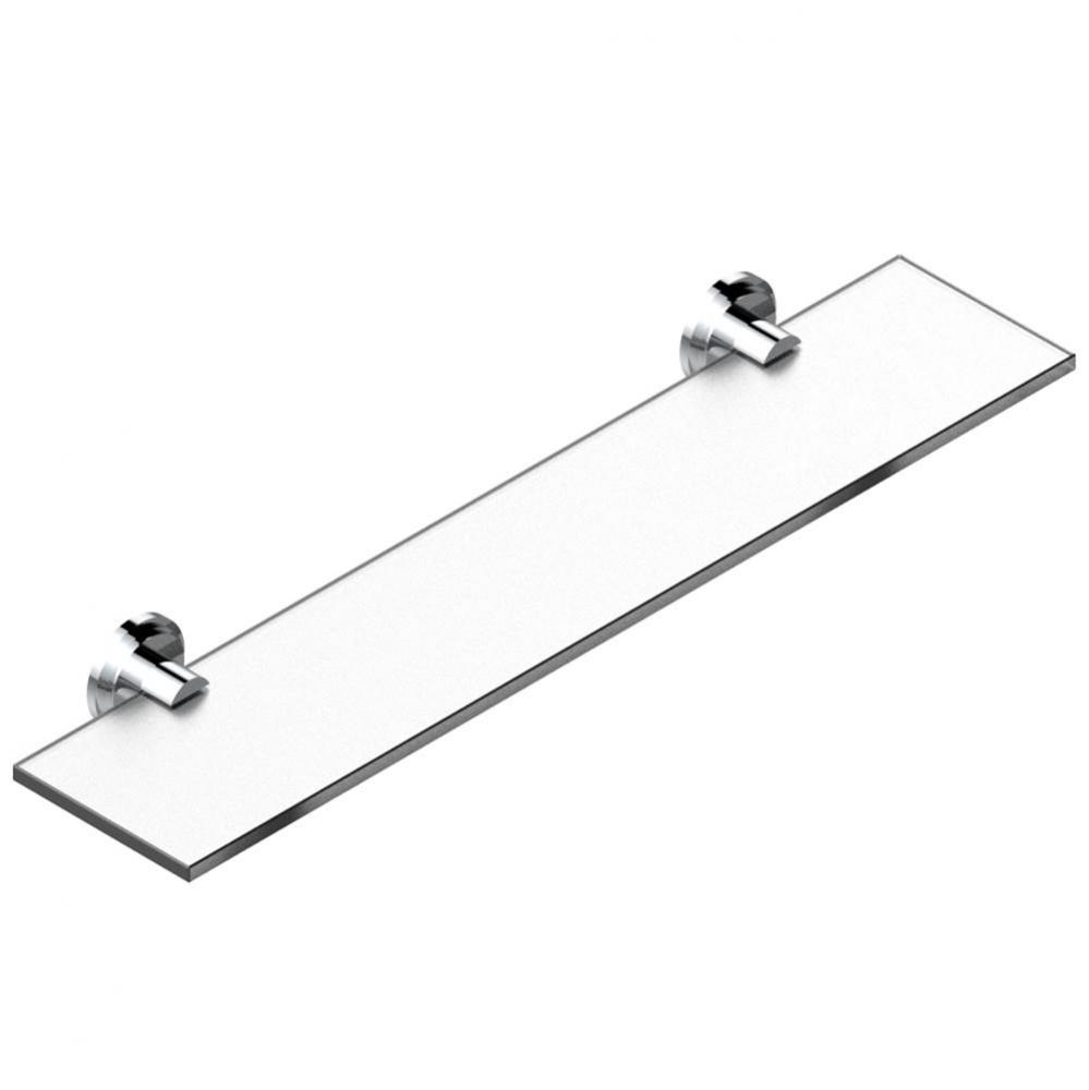 Glass shelf with brackets
