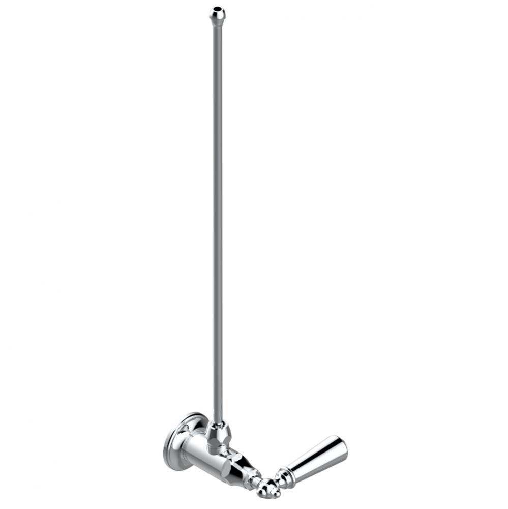 Angle supply valve with 3/8'' adaptor set