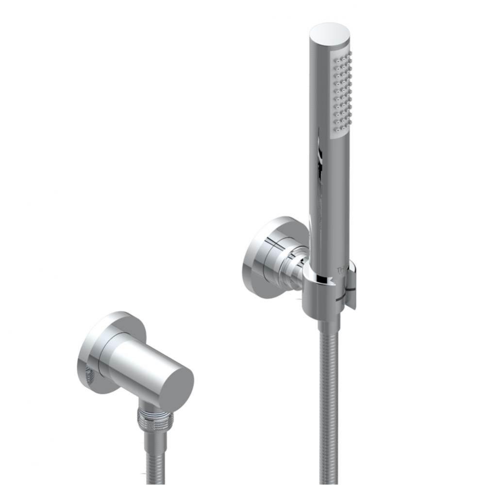 Wall mounted handshower with separate fixed hook