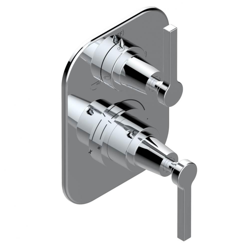 Trim for thg thermostat with 2-way diverter, rough part supplied with fixing box ref. 5 500AE/US