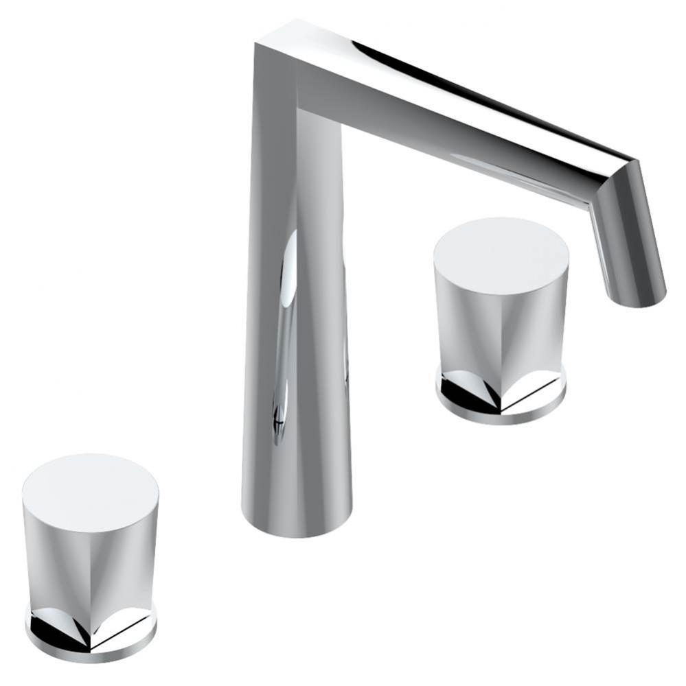 Widespread lavatory set with drain