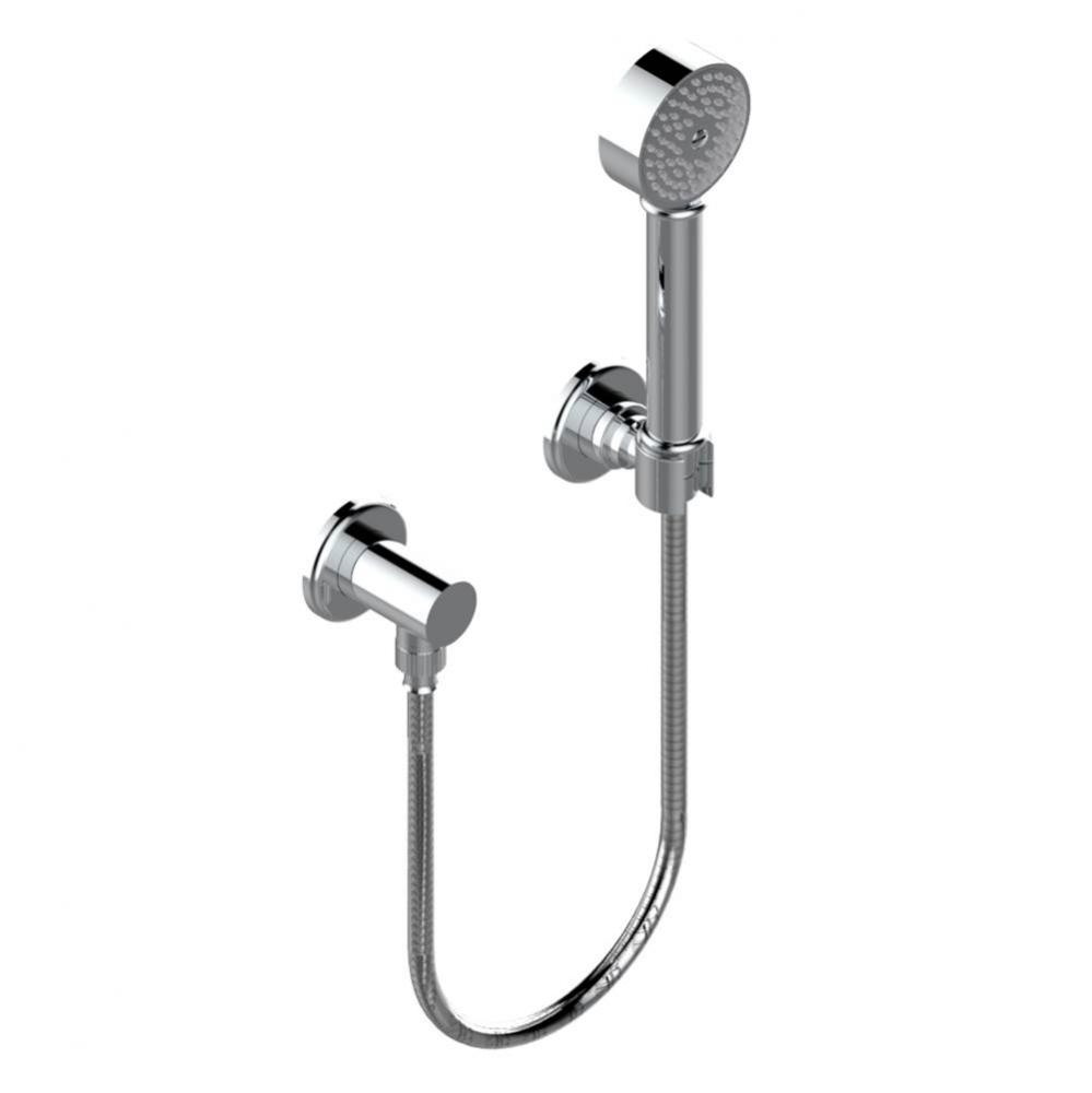 Wall mounted handshower with separate fixed hook