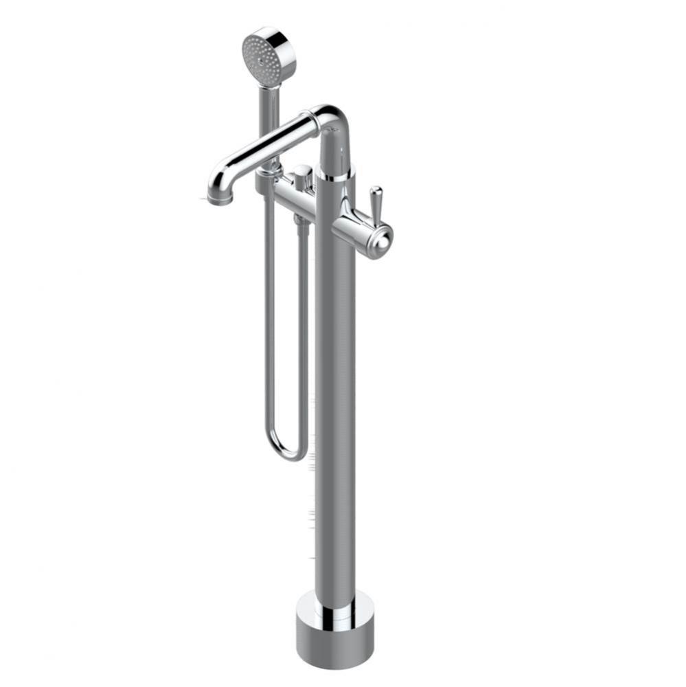 G7B-6508S - Free-Standing Single Lever Bath Mixer With Handshower