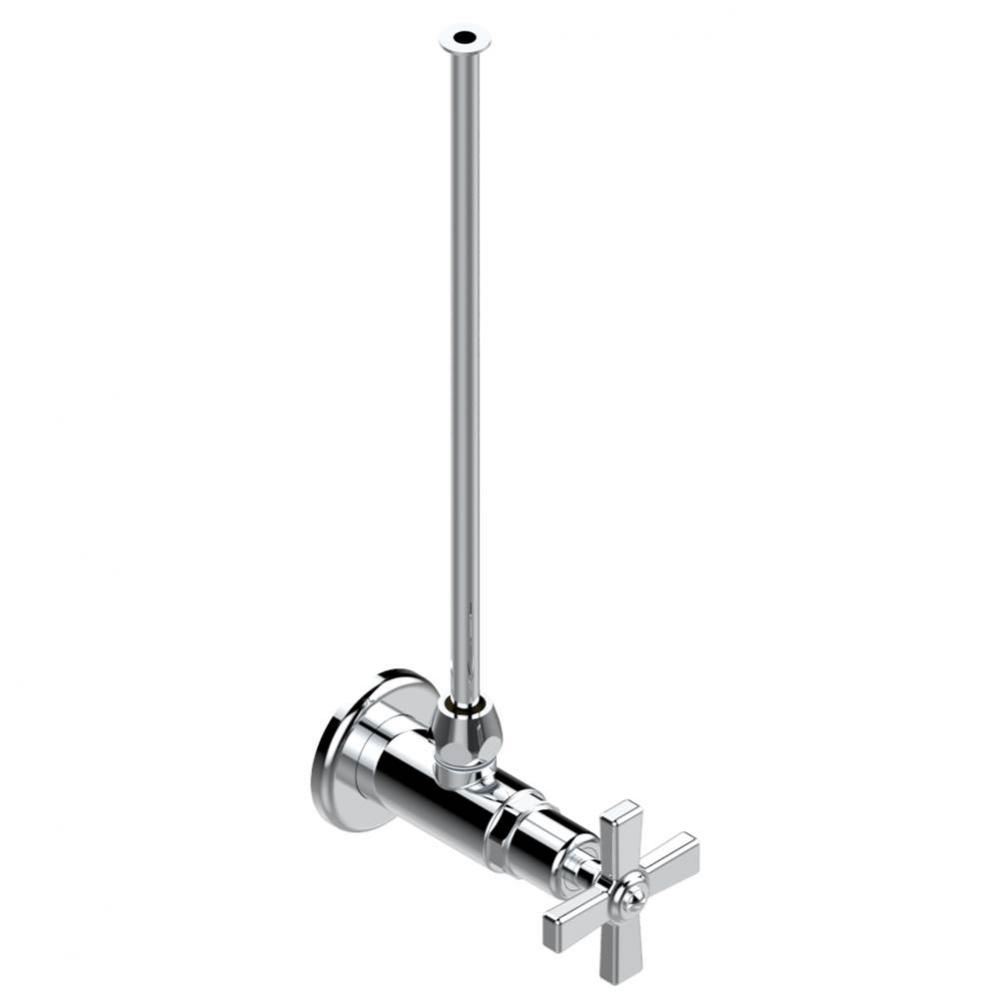 Angle supply valve with 3/8'' adaptor set for toilet