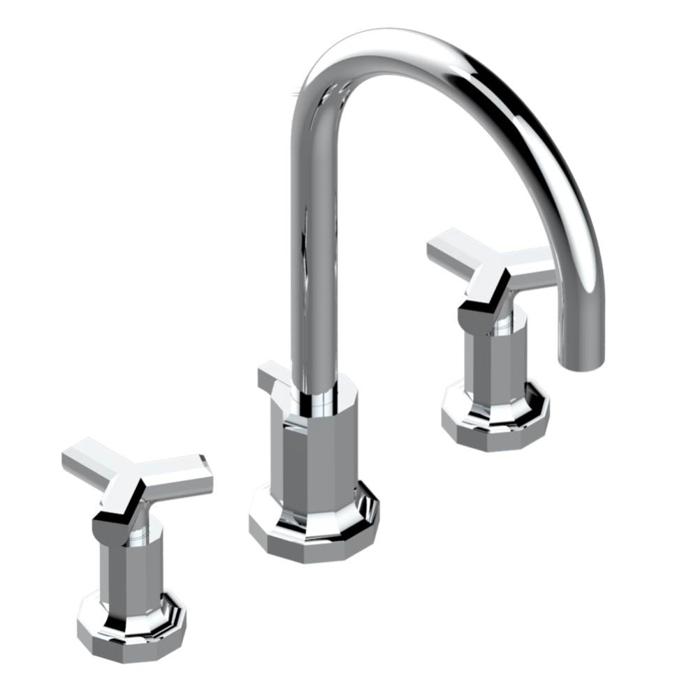 Widespread Bidet Set With Drain