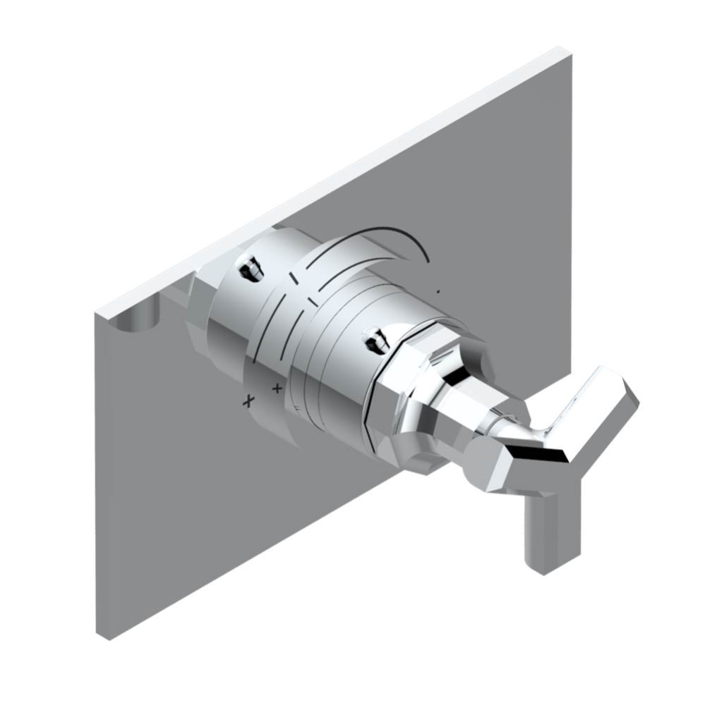 Trim for THG thermostatic valve, rough part supplied with fixing box ref.5 200AE/US