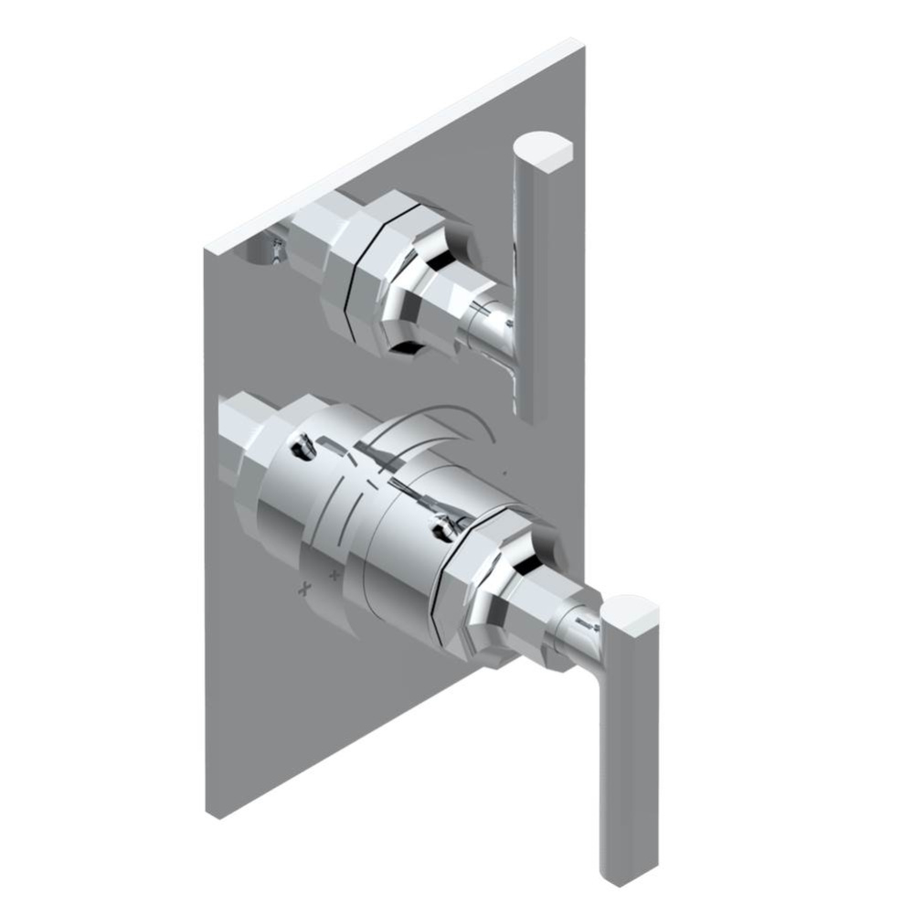 Trim for THG thermostatic valve 1 volume control, rough part supplied with fixing box ref.5 300AE/
