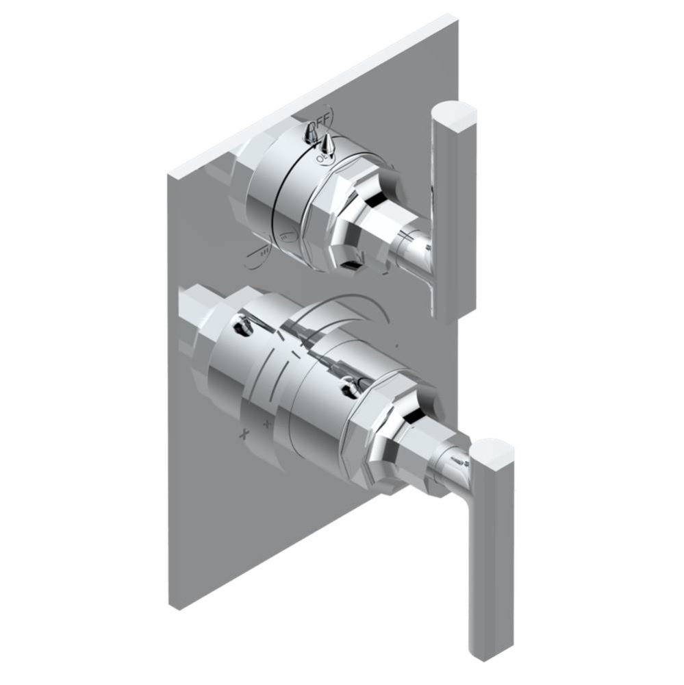 Trim for thg thermostat with 2-way diverter, rough part supplied with fixing box ref. 5 500AE/US