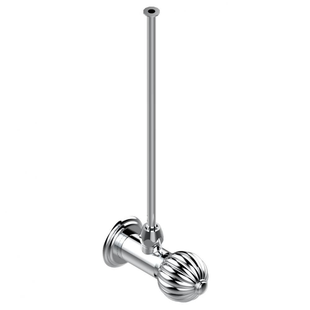 Angle supply valve with 3/8'' adaptor set for toilet