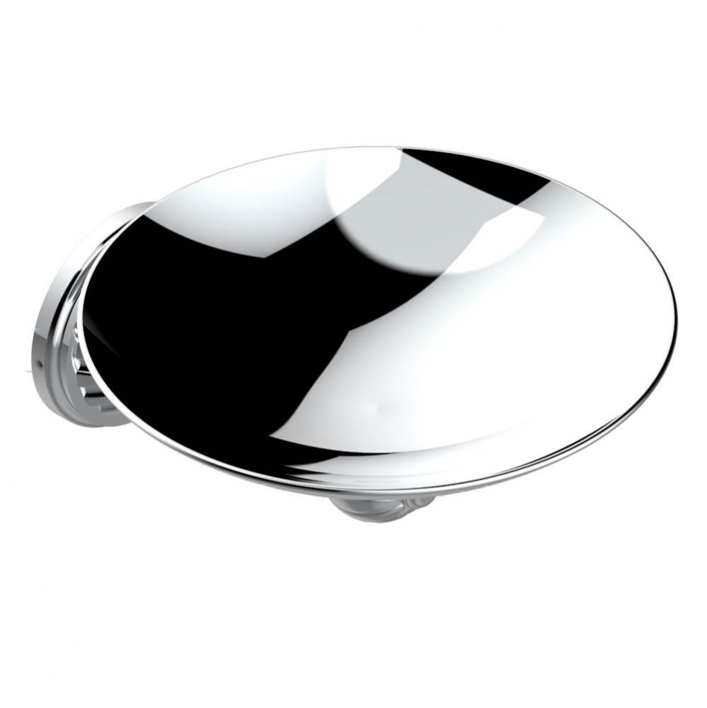 Soap dish, wall mounted, 6'' diameter