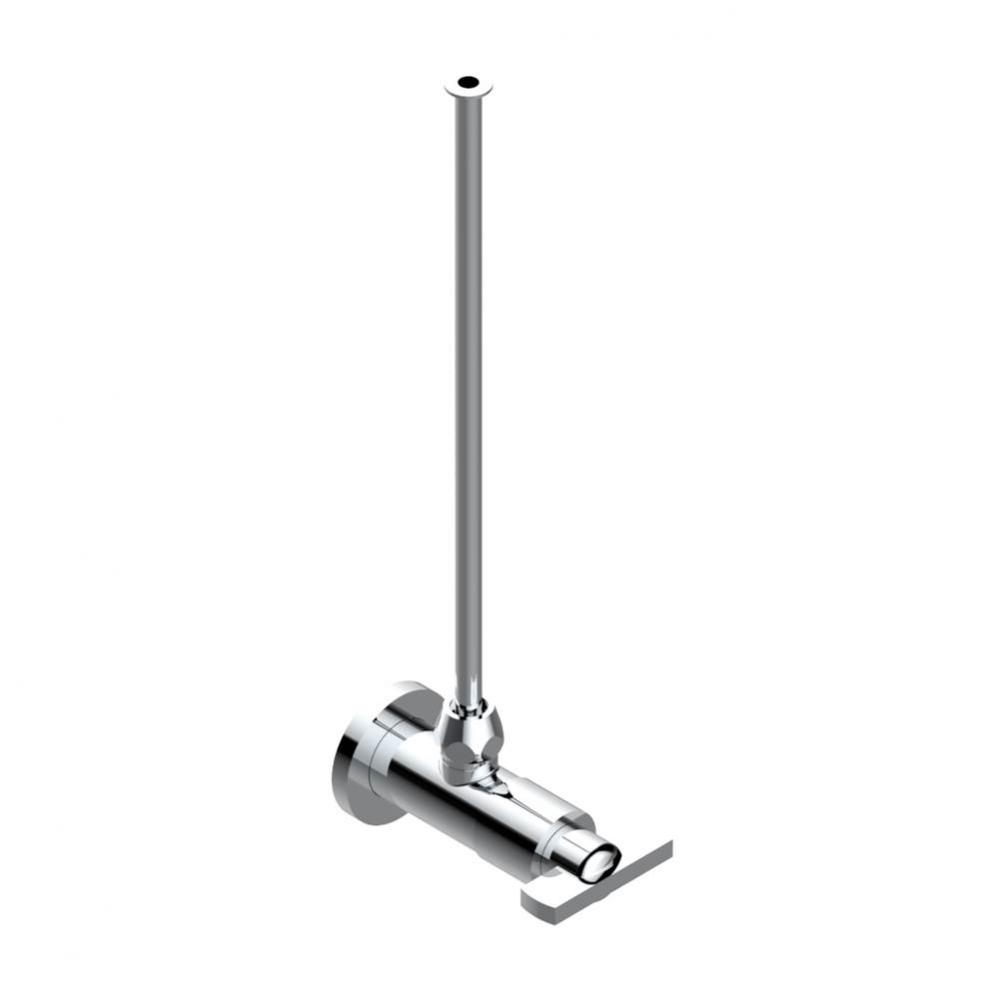 Angle supply valve with 3/8'' adaptor set for toilet