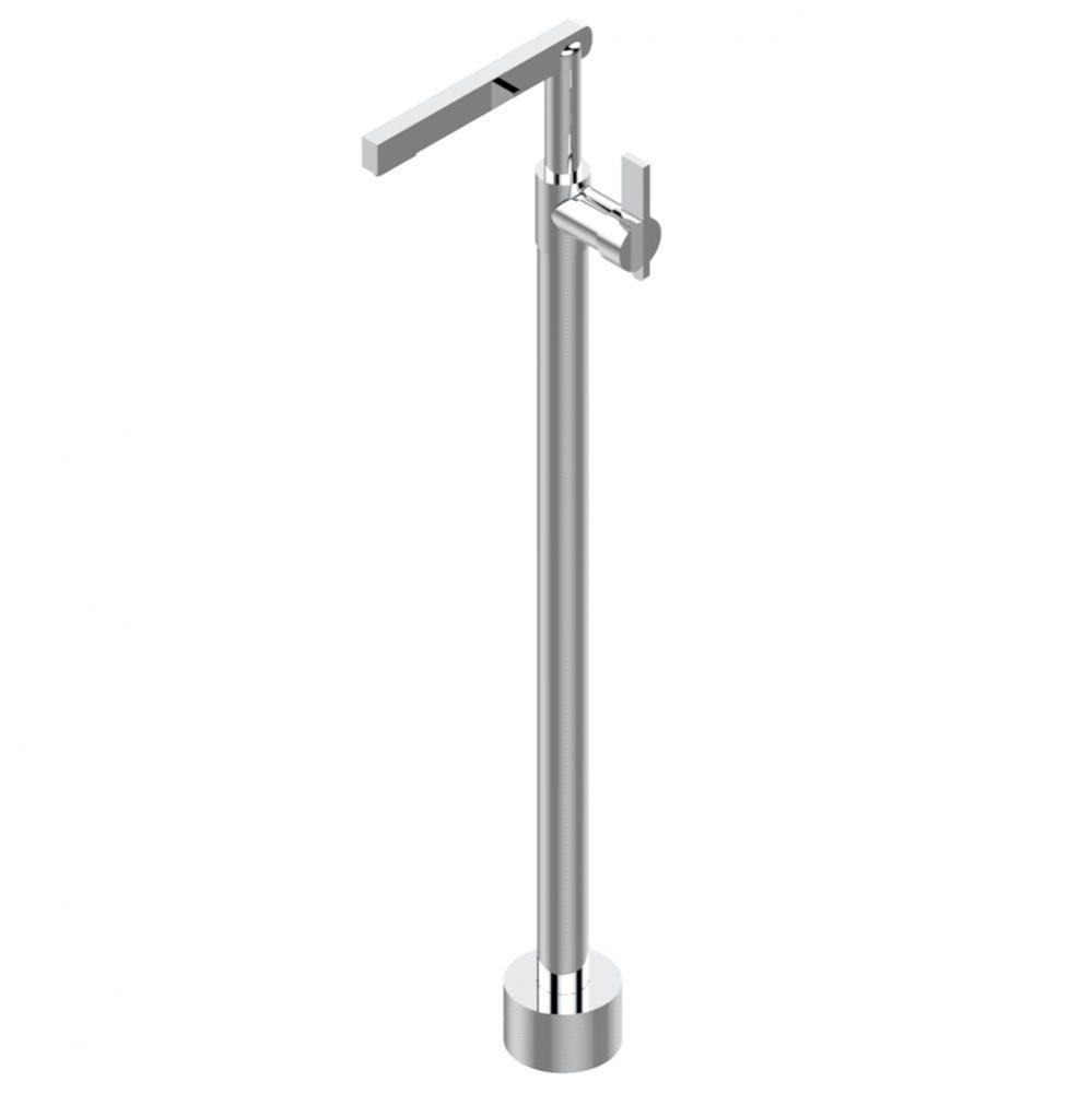 Floor mounted lavatory faucet