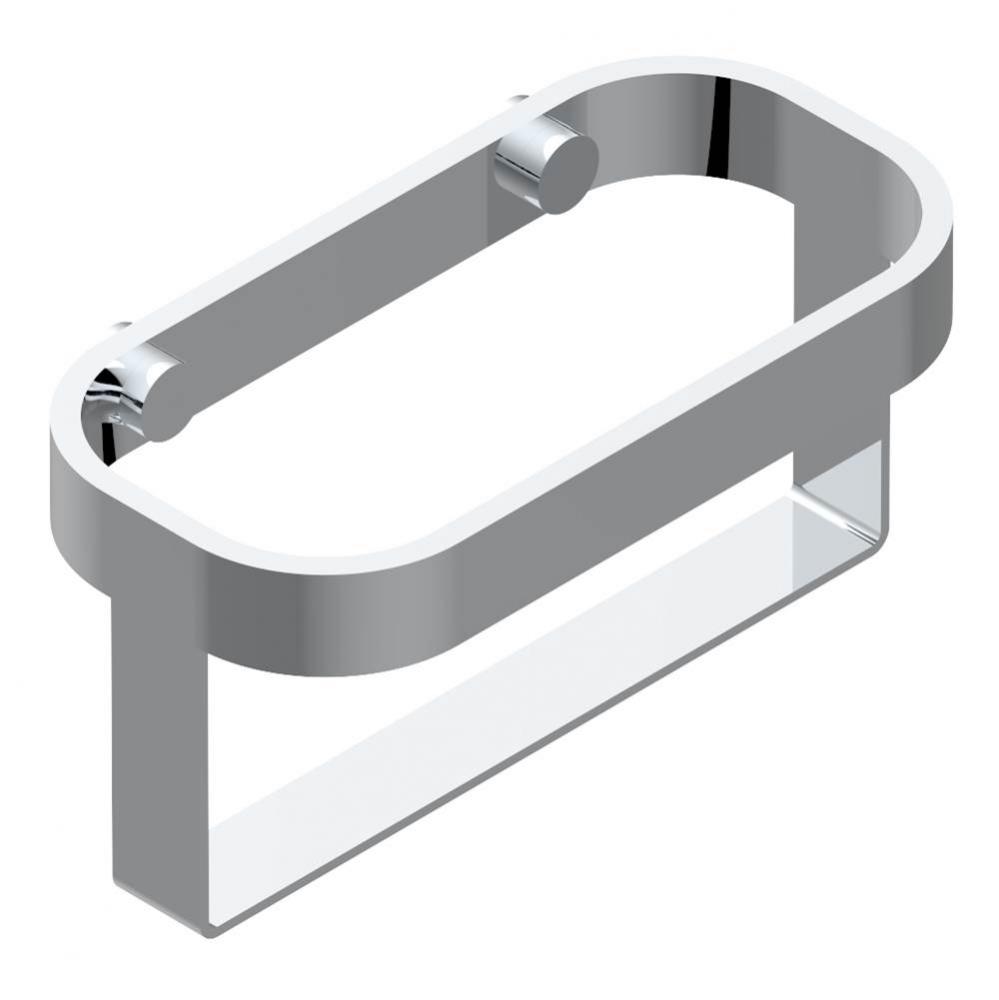 Wall mounted holding rack for shower gel and shampoo dispensers