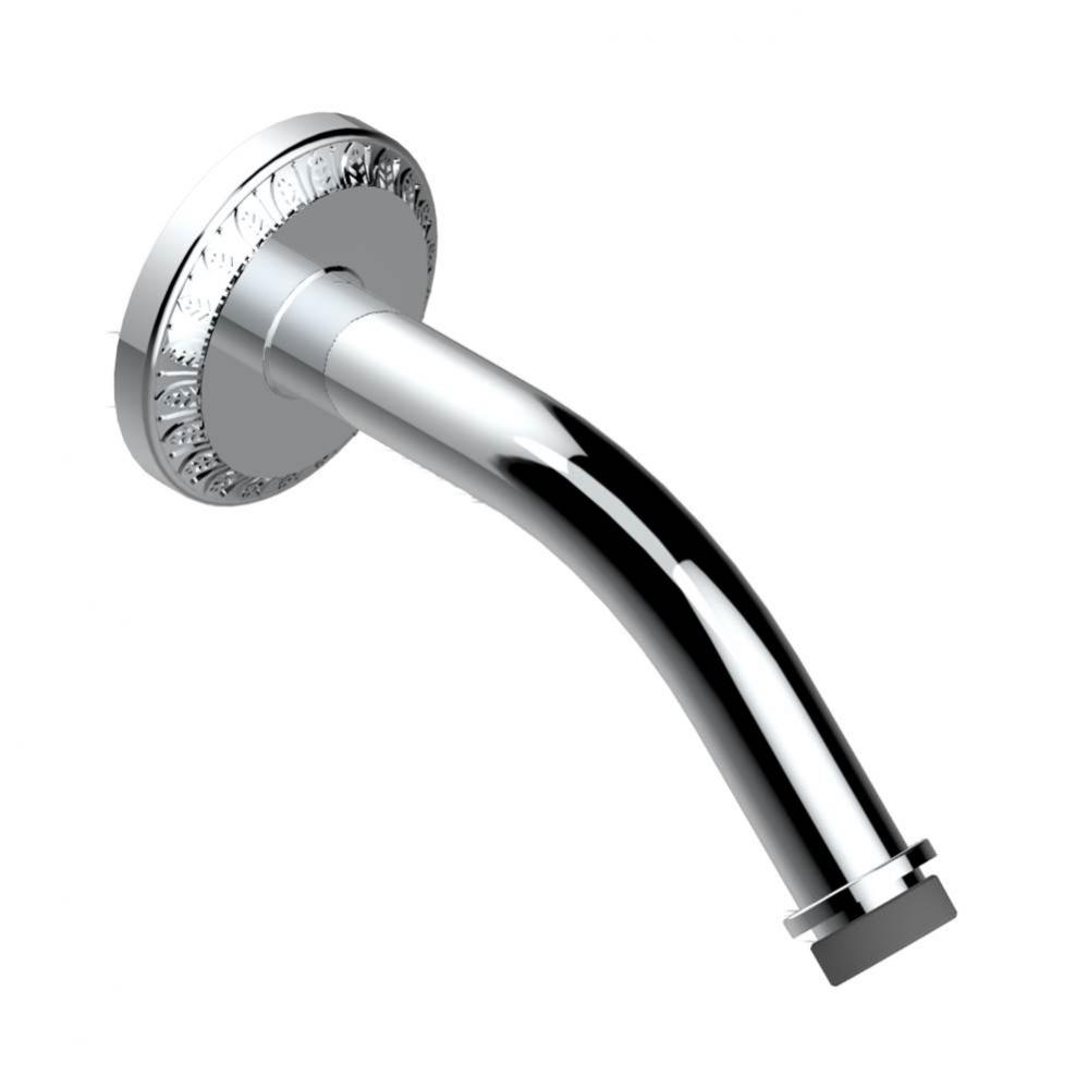 Horizontal shower arm, 45°, lg: 4'' 3/4