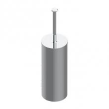 THG G7J-4700C-A08 - Metal Toilet Brush Holder With Brush With Cover Floor Mounted