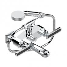 THG A6P-13B/US-A08 - Exposed Tub Filler With Cradle Handshower, Wall Mounted