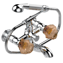 THG U5D-13B/US-A02 - Exposed Tub Filler With Cradle Handshower, Wall Mounted