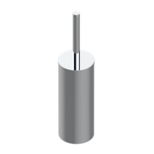 THG U7H-4700C-A02 - Metal toilet brush holder with brush with cover floor mounted
