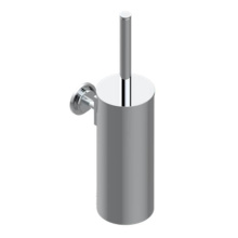 THG U9D-4720C-G02 - Metal Toilet Brush Holder With Brush With Cover Wall Mounted