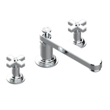THG U9A-25SGBUS-G02 - Roman Tub Set, Low Spout With 3/4'' Valves