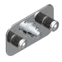 THG U95-5401BEH-A02 - Trim For Thg Thermostat With 2 Valves Ref. 5 401ahm/us Rough Part Supplied With Fixing Box, Item T