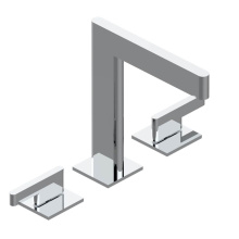 THG U7H-151/US-A08 - Widespread lavatory set with drain