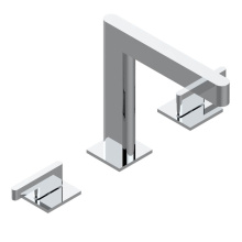 THG U7H-25SG-A02 - Roman tub set with 3/4'' valves