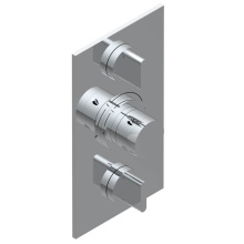 THG U7H-5400BE-A02 - Trim for THG thermostat 2 volume controls, rough part supplied with fixing box ref. 5 400AE/US