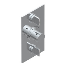 THG U7M-5400BE-A02 - Trim for THG thermostat 2 volume controls, rough part supplied with fixing box ref. 5 400AE/US