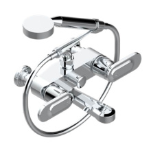 THG U8E-13B/US-A02 - Exposed Tub Filler With Cradle Handshower, Wall Mounted