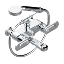 THG U8L-13B/US-A02 - Exposed Tub Filler With Cradle Handshower, Wall Mounted