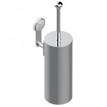 THG A4J-4720C-A08 - Metal Toilet Brush Holder With Brush With Cover Wall Mounted