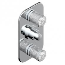 THG A4J-5400BE-A02 - Trim For Thg Thermostat 2 Volume Controls, Rough Part Supplied With Fixing Box Ref. 5 400ae/us