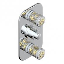 THG A4L-5400BE-A08 - Trim For Thg Thermostat 2 Volume Controls, Rough Part Supplied With Fixing Box Ref. 5 400ae/us