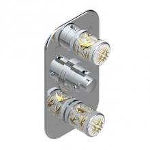 THG A4L-5540BE-A08 - Trim For Thg Thermostat 3 Functions, With One Off Function And 2 Outlets And One Single Off Functi
