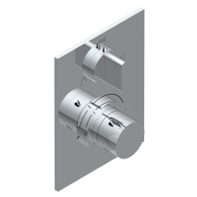 THG U7H-5600BE-A02 - Trim for THG thermostat with stop valve and 3-way diverter, rough part supplied with fixing box re