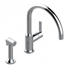 THG G8B-6181N/DUS-A08 - Single Hole Mixer With Swivel And Side Spray