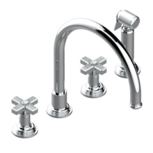 THG U9C-4211/US-A02 - Three Hole Kitchen Faucet With Side Spray